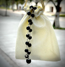 Silver plated Karungali Mala